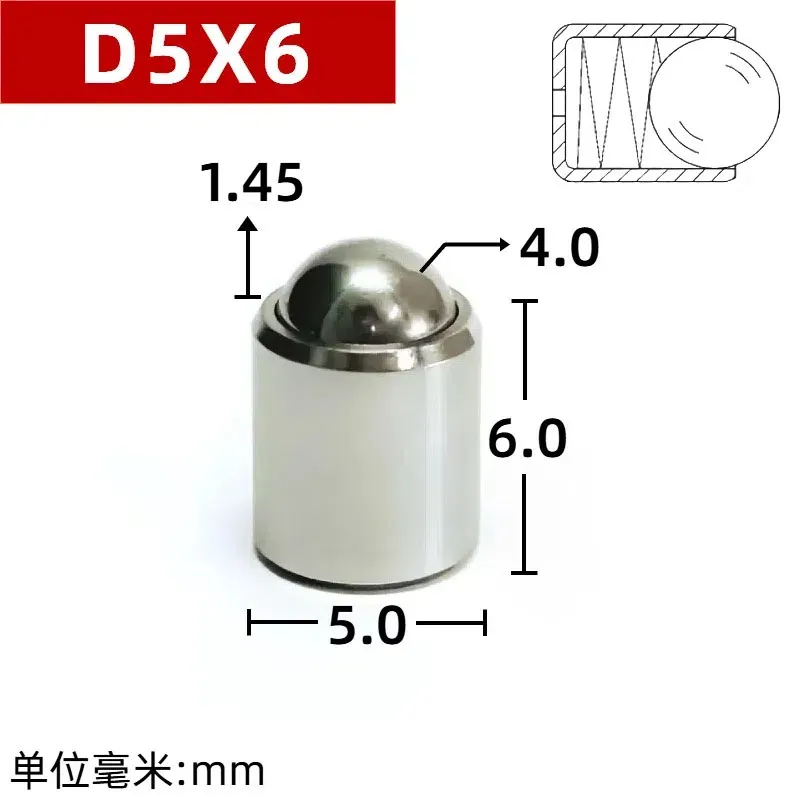 2mm-13mm-Stainless-Steel-Ball-Nose-Spring-Plunger-Without-Collar