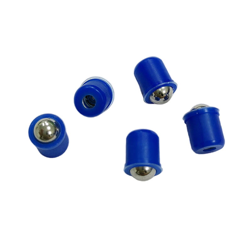 4X5-6X7-Plastic-Blue-Spring-Plunger-SUS304-316-Press-Fit-Spring-Ball-Plunger