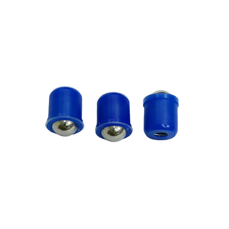 4X5 6X7 Plastic Blue Spring Plunger SUS304 316 Press-Fit Spring Ball Plunger