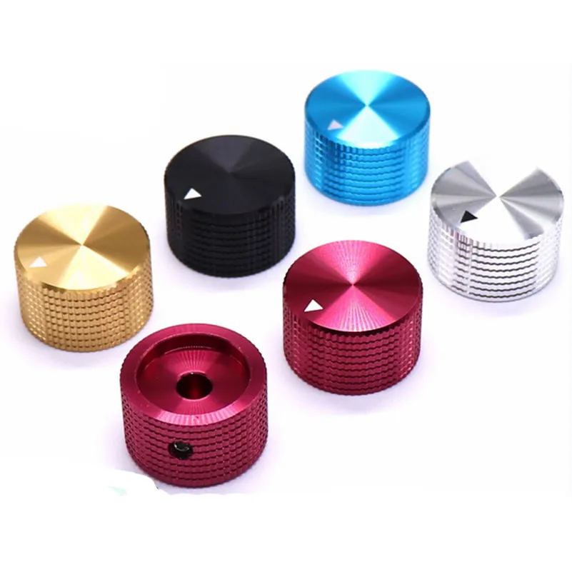 Knurled-Thumb-Anodized-Aluminum-Control-Knob-for-Guitar-and-Audio