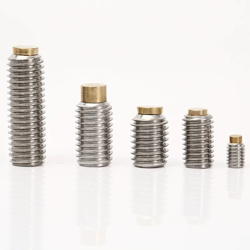 M2-M2-5-M3-M4-M5-M6-M8-Stainless-Steel-Hex-Drive-Brass-Tip-Set-Screw