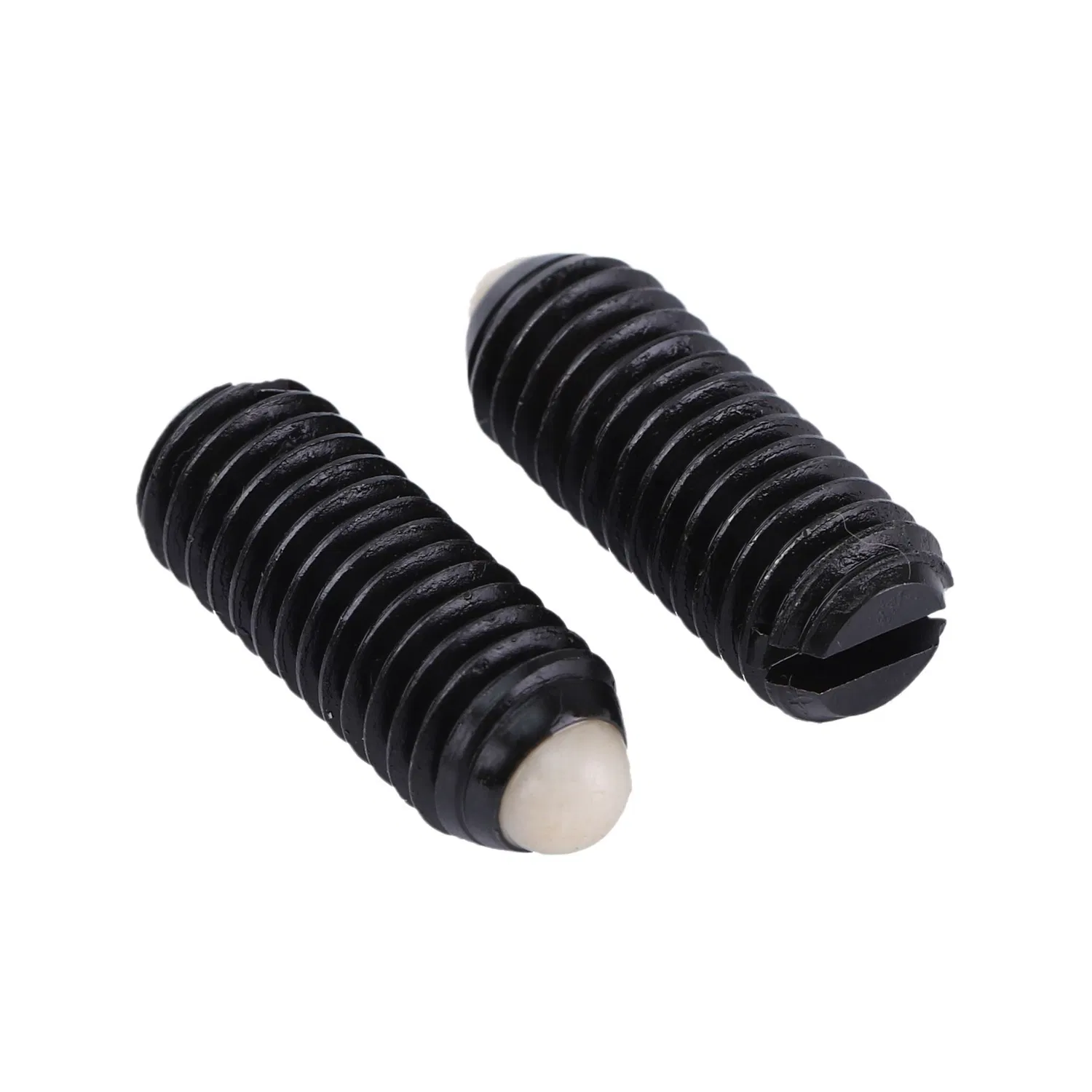 M3-M4-M5-M6-M8-POM-Slotted-Threaded-Screw-Steel-Black-Oxide-Ball-Spring-Plunger