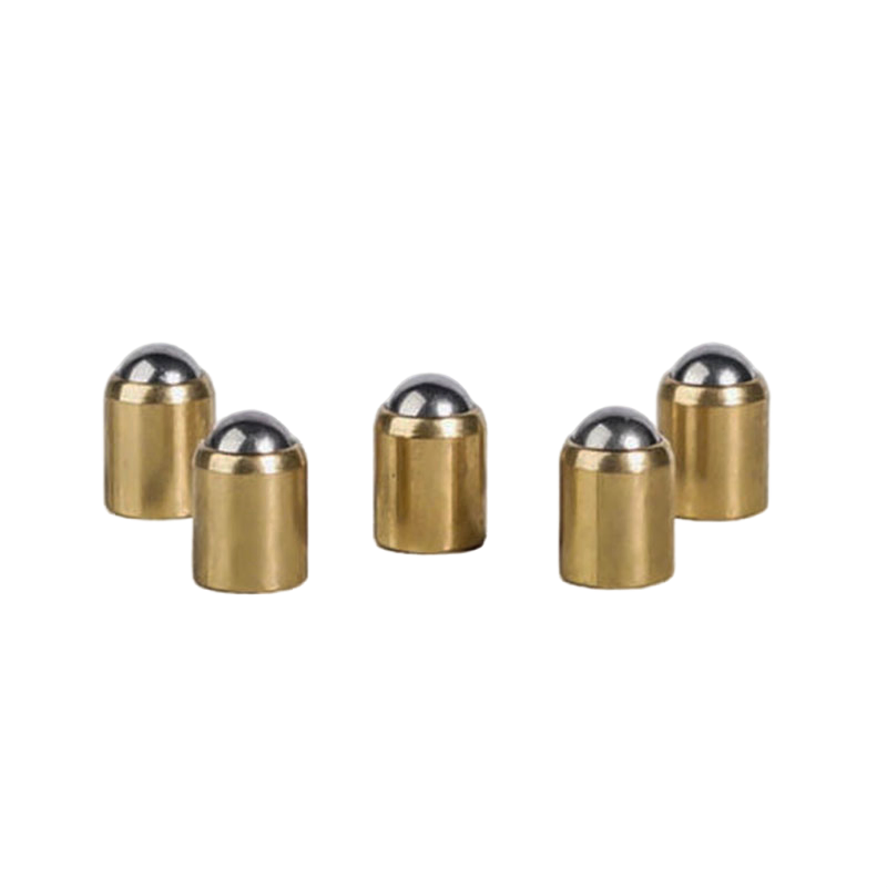 Press-Fit-Ball-Nose-Spring-Plunger-Inox-Brass-Smooth-Ball-Plunger-Without-Collar