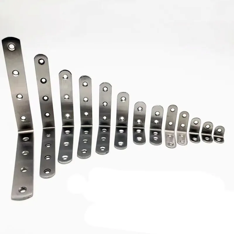 Stainless-Steel-Metal-Bracket-Support-Corner-Brackets-Right-Angle-Wrought-L-Shaped-L-Brackets